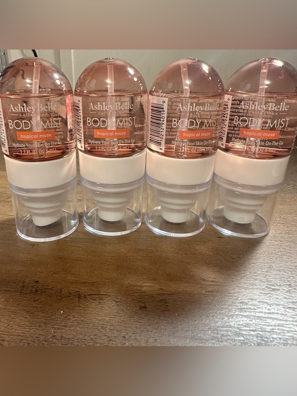 Ashley Belle Collection Body Mist - Tropical Muse- 1.1 FL OZ (32.5 mL) 4pk- New
